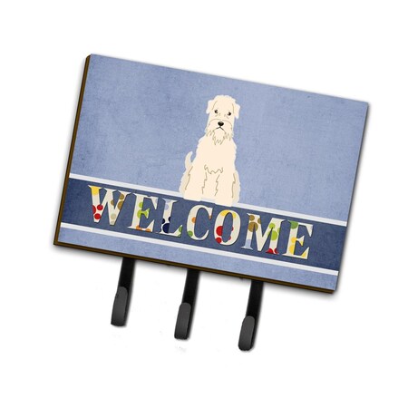 Carolines Treasures Soft Coated Wheaten Terrier Welcome Leash or Key Holder BB5642TH68